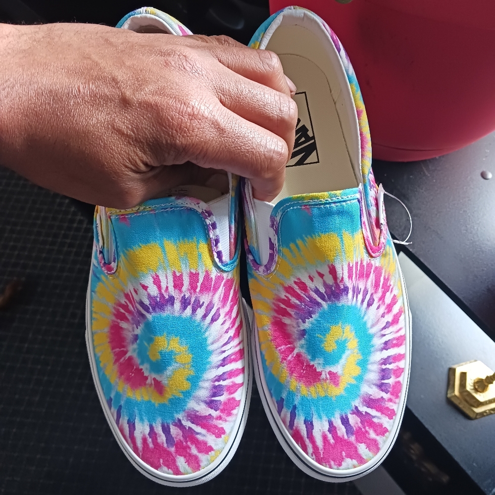 Vans Tie dye Slip ons
